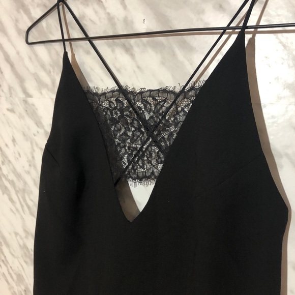 Topshop Cami Dress Black Size 2 - Picture 2 of 5